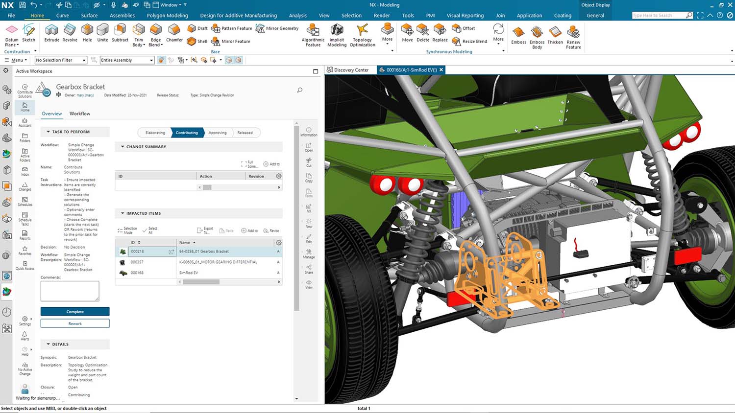 Formation Siemens NX – Initiation à la conception 3D, modélisation paramétrique, assemblages et mise en plan professionnelle