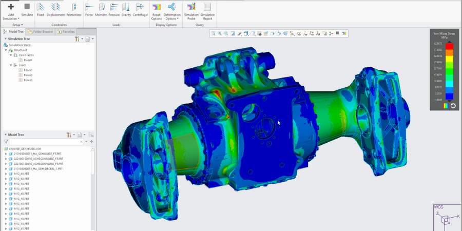 Formation CREO SIMULATE – Simulation mécanique par éléments finis