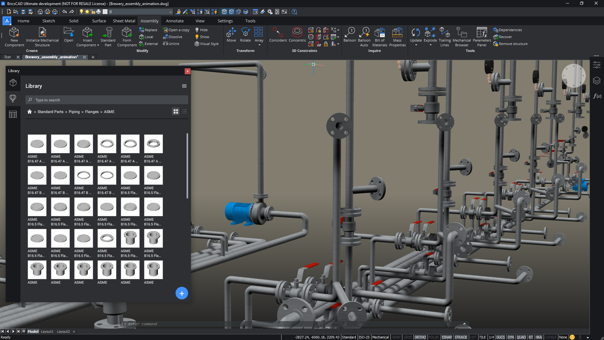 Formation BricsCAD Tuyauterie – CAO réseaux industriels et modélisation 3D