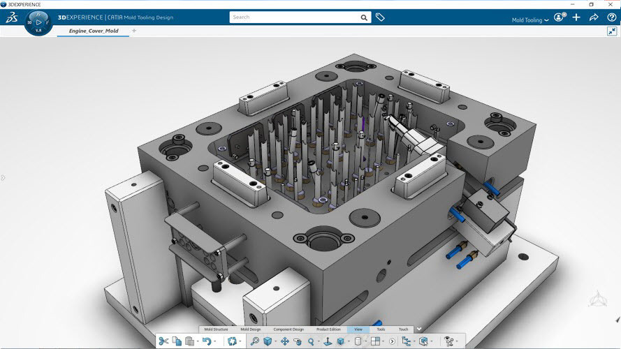 Formation CATIA conception de moules injection plastique – outillage industriel complet