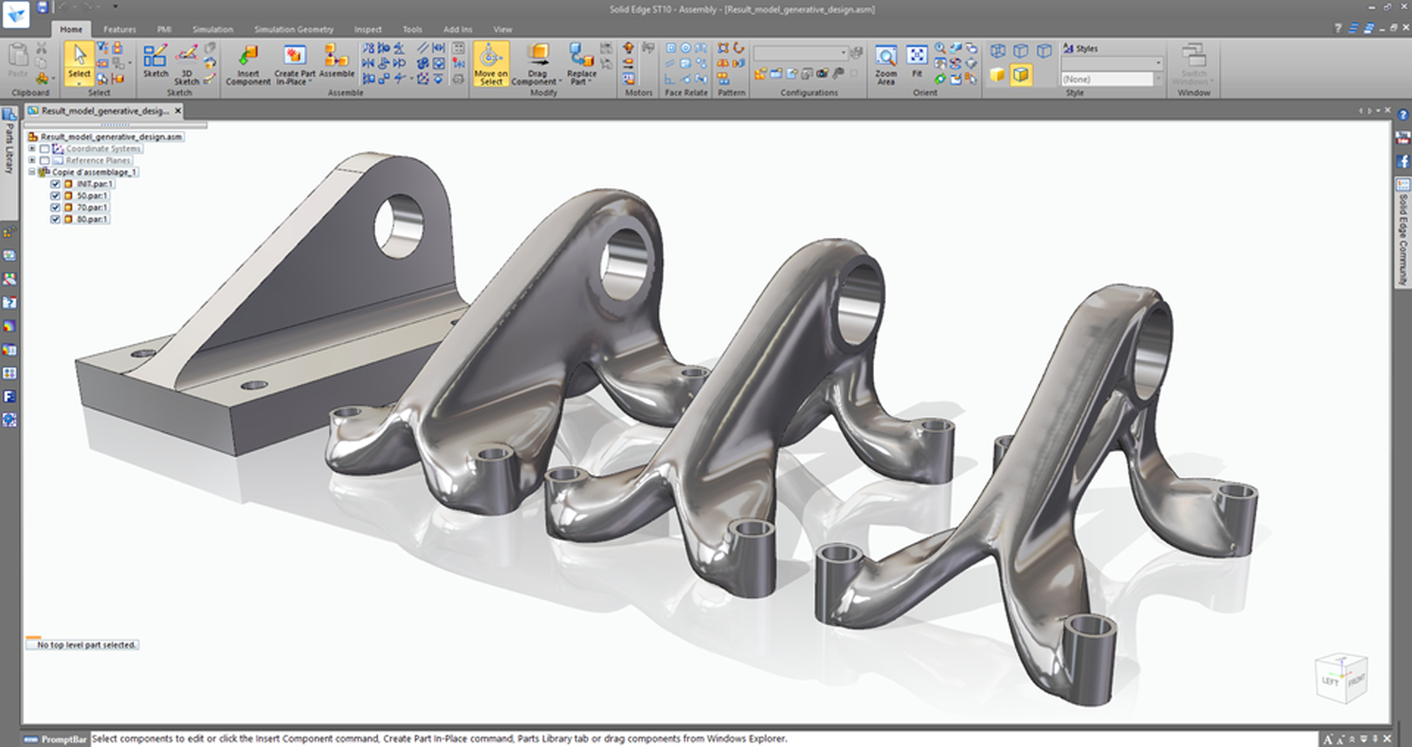Formation Solid Edge – Surfacique : modélisation avancée de surfaces complexes